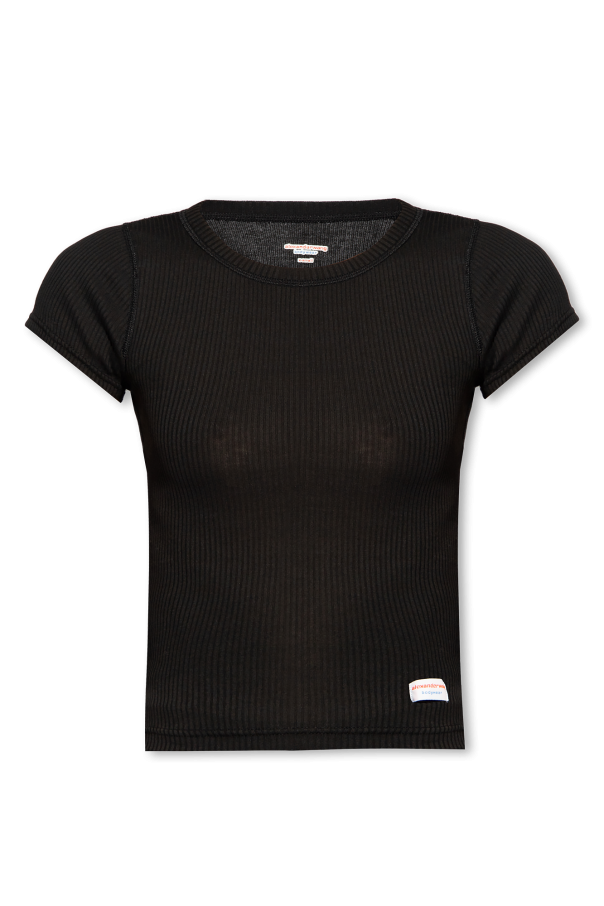 Black T-shirt with logo Alexander Wang - Vitkac Canada